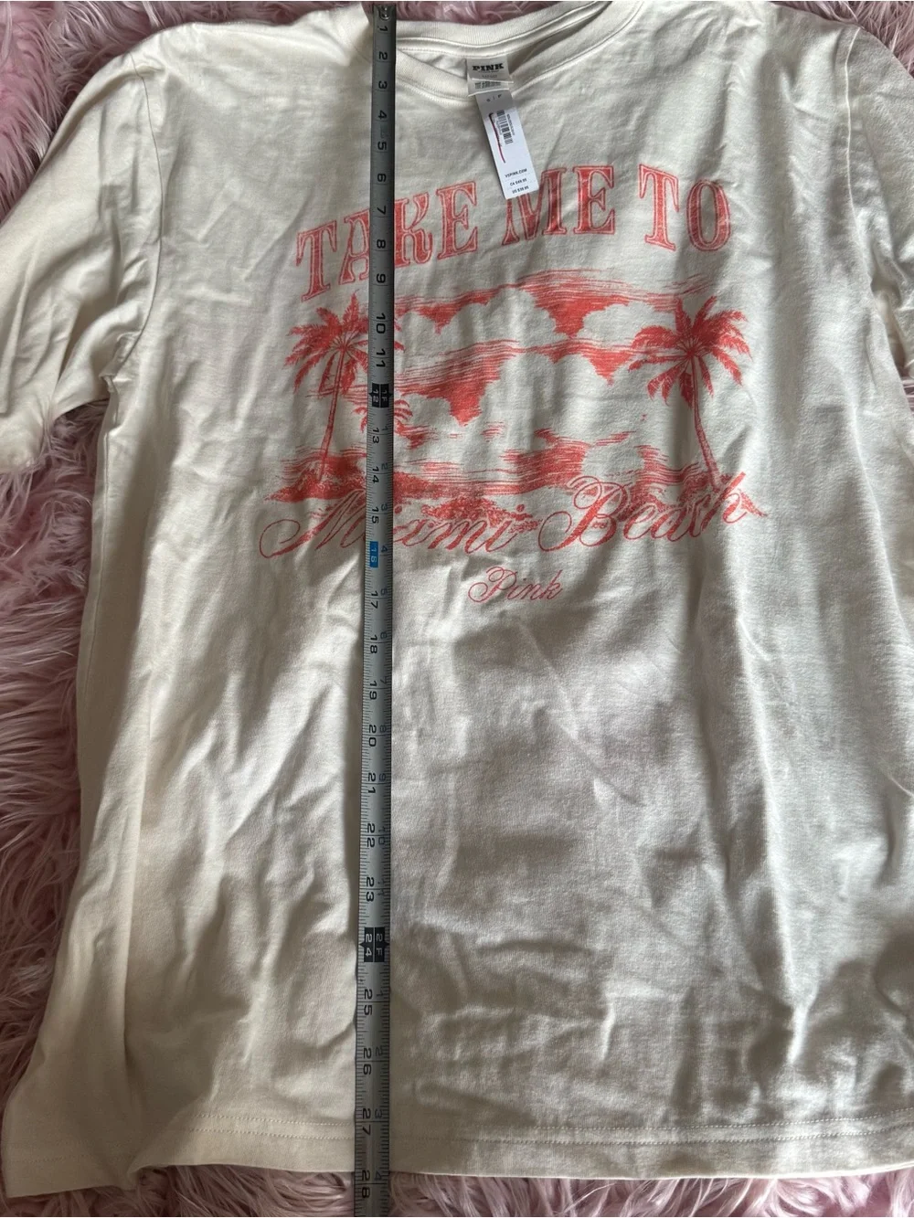 Victoria’s Secret PINK Long Sleeve Miami Beach Shirt SZ: S - Picture 6 of 7